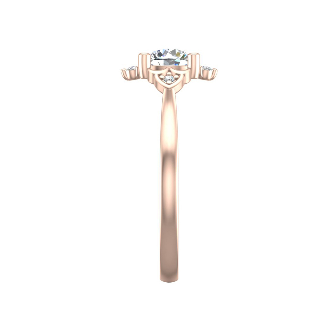 Aspen Art Deco Engagement Ring